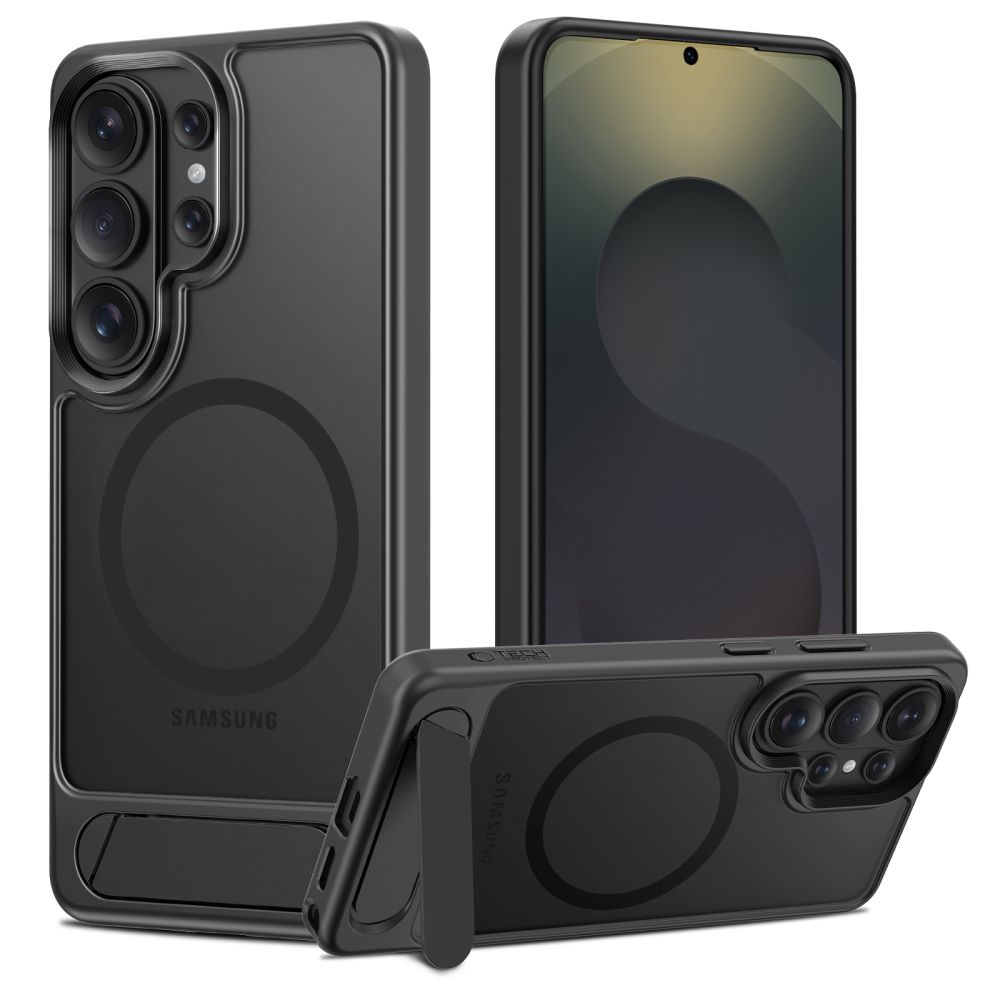 Θήκη Tech-Protect MagRack MagSafe Samsung Galaxy S26 Ultra Matte Black με Βάση Στήριξης