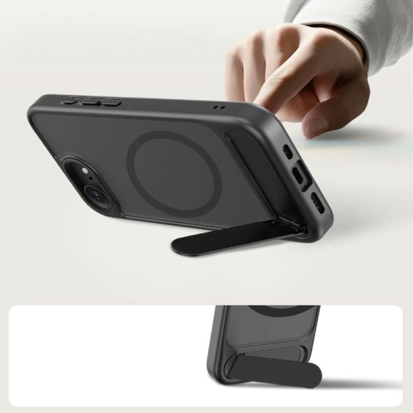 Θήκη Tech-Protect MagRack MagSafe για iPhone 16E / 17E – Matte Black - Image 3