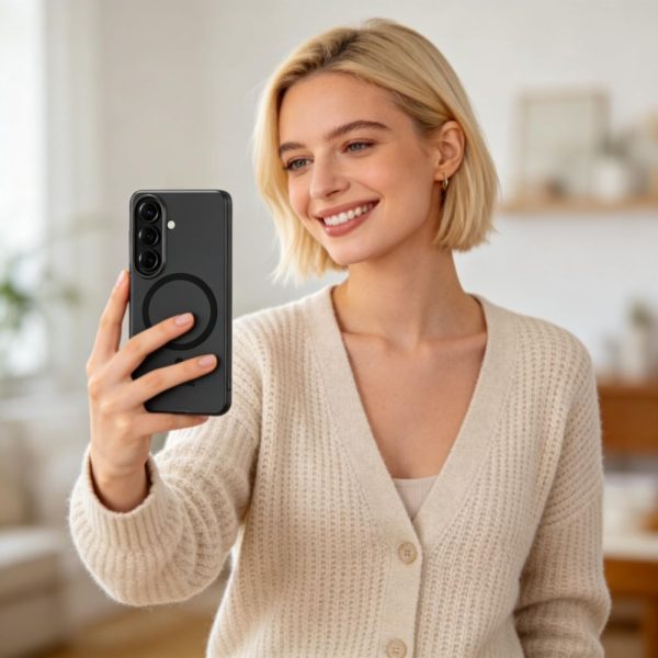 Θήκη Tech-Protect MagSlim MagSafe για Samsung Galaxy S26 – Matte Black - Image 6