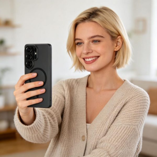 Θήκη Tech-Protect MagSlim MagSafe για Samsung Galaxy S26 Ultra – Matte Black - Image 4