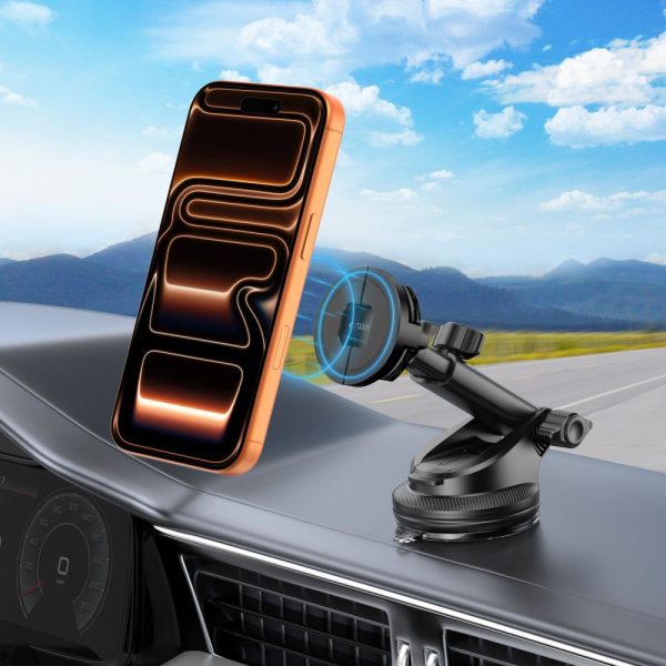TECH-PROTECT N62 2IN1 UNIVERSAL & MAGNETIC MAGSAFE DASHBOARD & VENT CAR MOUNT BLACK - Image 11
