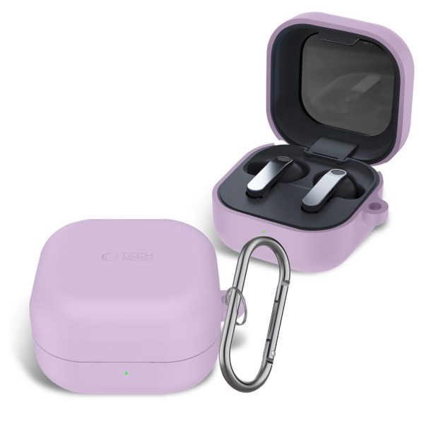 Θήκη Tech-Protect Silicone Hook – Samsung Galaxy Buds 4 / 4 Pro – Lavende - Image 3