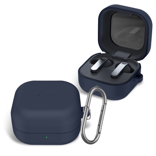 Θήκη Tech-Protect Silicone Hook – Samsung Galaxy Buds 4 / 4 Pro – Navy Blue - Image 3