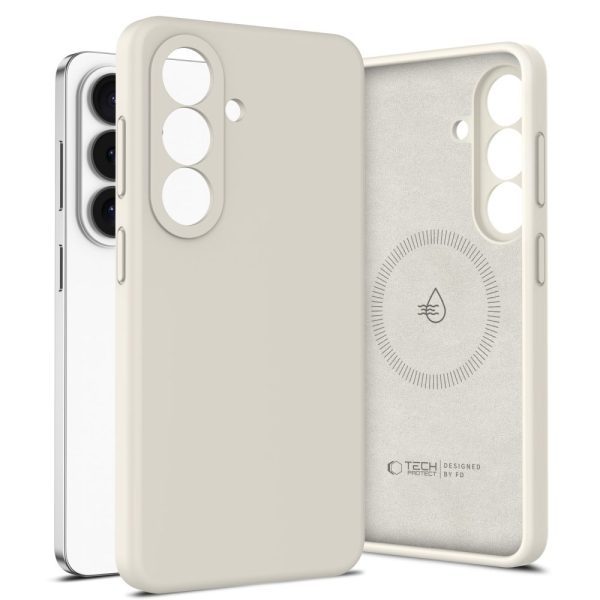 Θήκη Tech-Protect Silicone MagSafe – Samsung Galaxy S26+ Plus – Cosmic Latte - Image 2