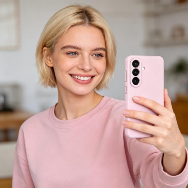 TECH-PROTECT SILICONE MAGSAFE GALAXY S26+ PLUS PINK PEARL - Image 4