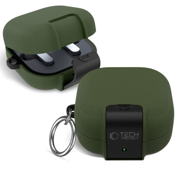 Θήκη Tech-Protect Slim Hook για Samsung Galaxy Buds 4 / Buds 4 Pro – Olive Green - Image 4