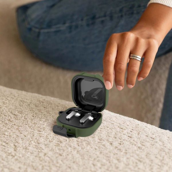 Θήκη Tech-Protect Slim Hook για Samsung Galaxy Buds 4 / Buds 4 Pro – Olive Green - Image 9