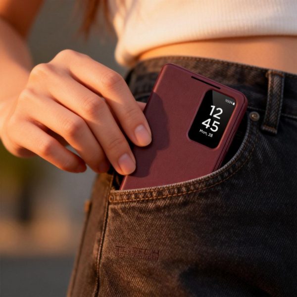 Θήκη Tech-Protect Smart Wallet για Samsung Galaxy S26 – Mulberry - Image 3