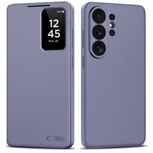 Θήκη Tech-Protect Smart Wallet Samsung Galaxy S26 Ultra Purple με Παράθυρο και Θήκη Καρτών