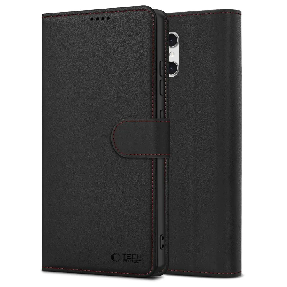 Θήκη Samsung Galaxy A57 5G Tech-Protect Wallet Black/Red - Image 3