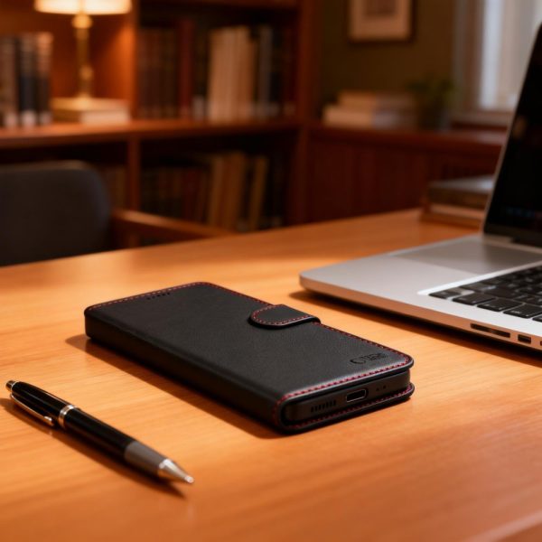 Θήκη Tech-Protect Wallet – Samsung Galaxy S26 – Black / Red - Image 2