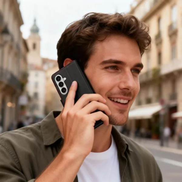 Θήκη Tech-Protect Wallet – Samsung Galaxy S26 – Black / Red - Image 6