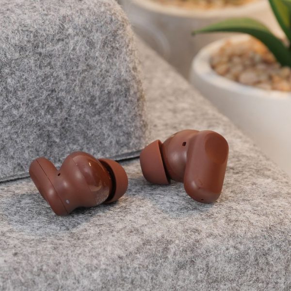 Hoco EQ19 TWS Ασύρματα Ακουστικά Bluetooth 5.4 με Θήκη Φόρτισης – Brown - Image 5