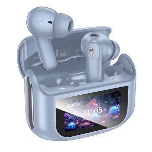 hoco-eq21-wireless-tws-earphones-led-touch-screen-charging-case-anc-enc-blue-6942007647434