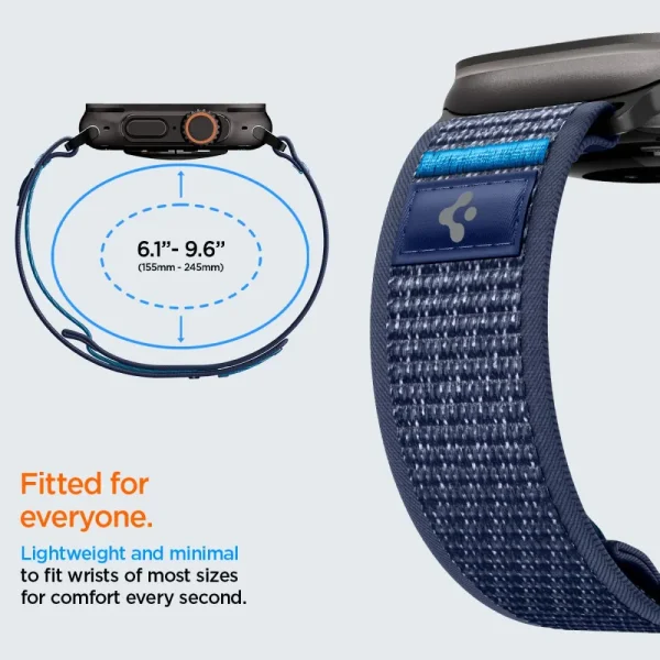 Λουράκι Spigen Athlex Air 2 Active Band για Apple Watch 49mm / 46mm / 45mm / 44mm – Navy Blue (AMP10608) - Image 6