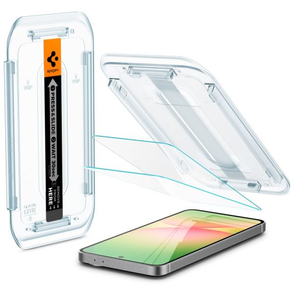 Προστατευτικό Οθόνης Spigen Glas.tR EZ Fit για Samsung Galaxy S24 FE / Galaxy A56 5G – 2 Pack (AGL08729) - Image 2