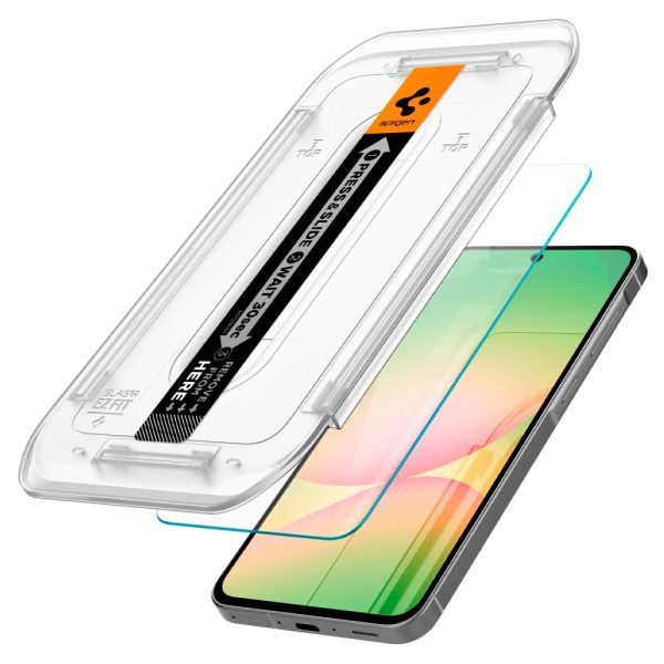 Προστατευτικό Οθόνης Spigen Glas.tR EZ Fit για Samsung Galaxy S24 FE / Galaxy A56 5G – 2 Pack (AGL08729) - Image 3
