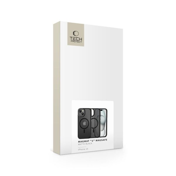 TECH-PROTECT MAGMAT 2 MAGSAFE IPHONE 15 MATTE BLACK - Image 5