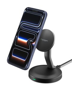 Μαύρη μαγνητική βάση ασύρματης φόρτισης Spigen EF151MS Essential MagSafe 15W