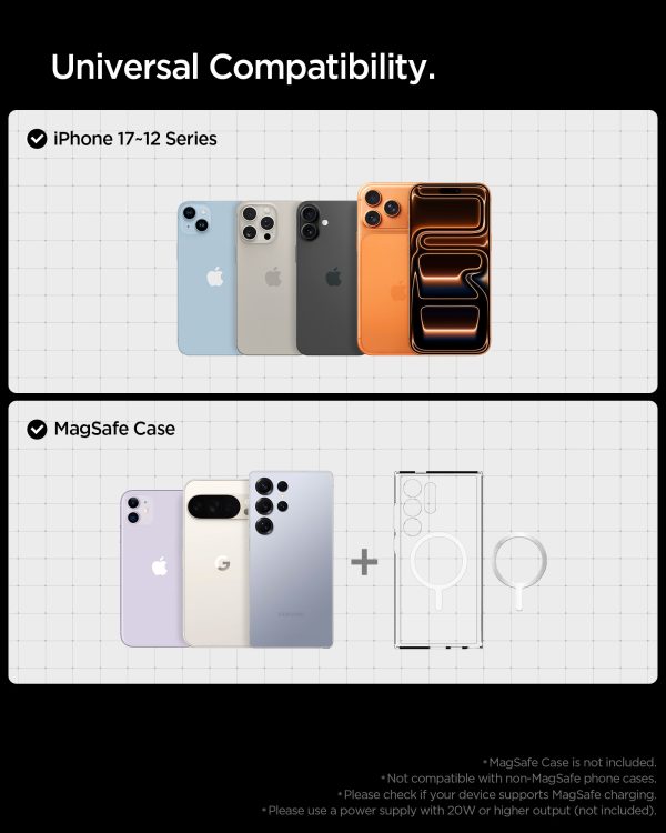 Ασύρματος Μαγνητικός Φορτιστής Spigen EF151MS Essential MagSafe 15W – Black (ACH10441) - Image 9