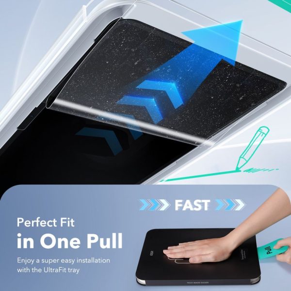 Σετ 2 τμχ ESR Paper Feel Tempered Glass για iPad 10.9" (2022) / iPad 11" (2025) – Clear - Image 4