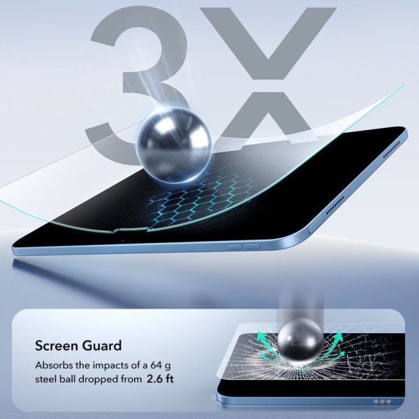 Σετ 2 τμχ ESR Paper Feel Tempered Glass για iPad 10.9" (2022) / iPad 11" (2025) – Clear - Image 5