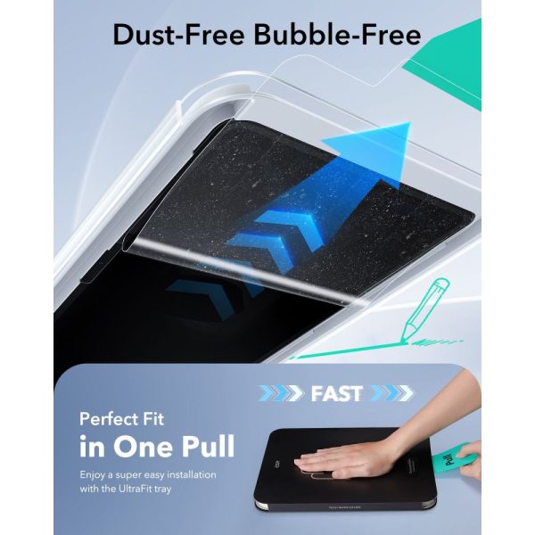 Προστατευτική Μεμβράνη ESR Paper Feel για iPad Air 10.9 / Air 11 / Pro 11 (2020-2026) – Clear - Image 4