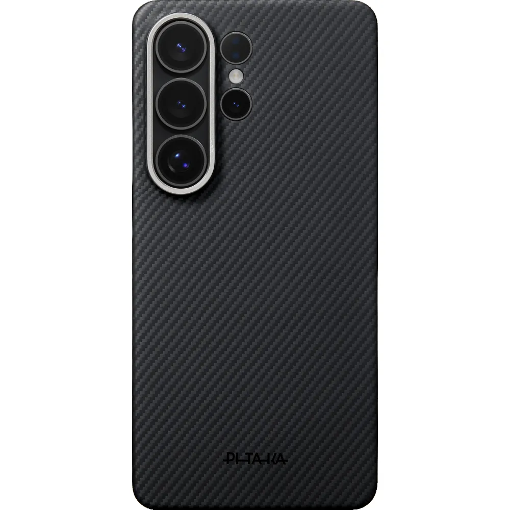 Θήκη Samsung Galaxy S26 Ultra Pitaka Edge Case Black / Grey Twill - Image 2