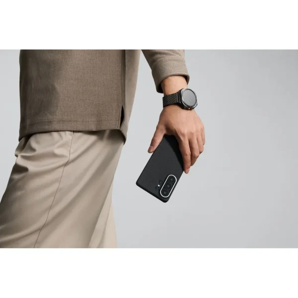 Θήκη Samsung Galaxy S26 Ultra Pitaka Edge Case Black / Grey Twill - Image 10