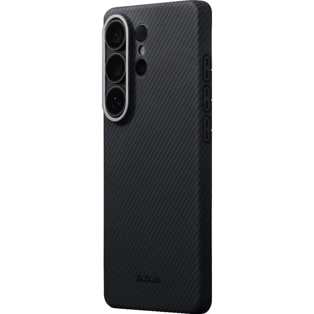Θήκη Samsung Galaxy S26 Ultra Pitaka Edge Case Black / Grey Twill - Image 3