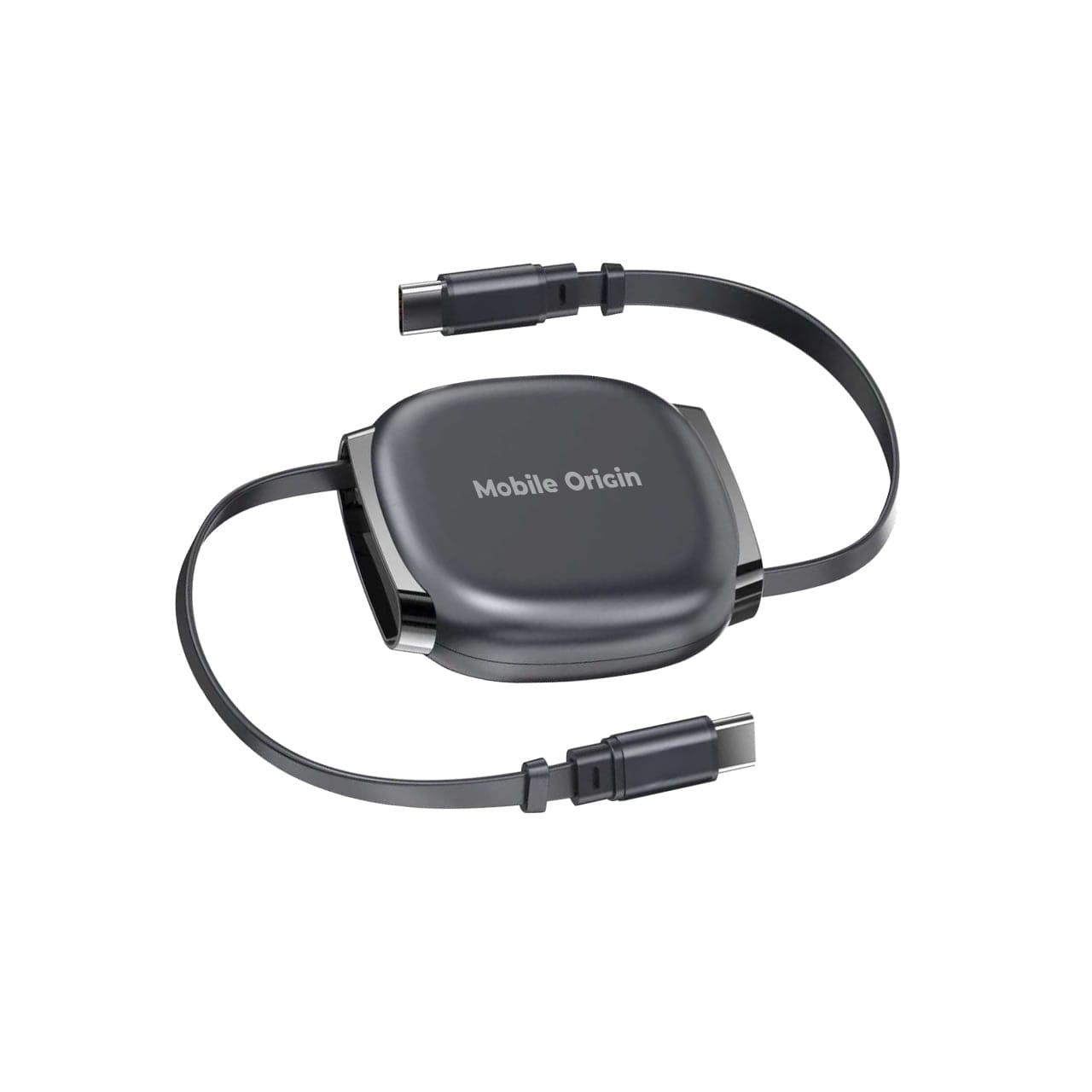 Mobile Origin 100W Retractable Cable Box USB-C to USB-C CB7 Space Grey