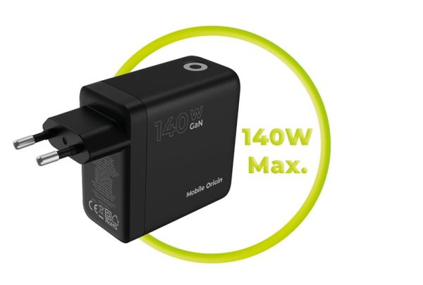 Mobile Origin 140W GaN Display Charger PW21 - 2x USB-C + USB-A