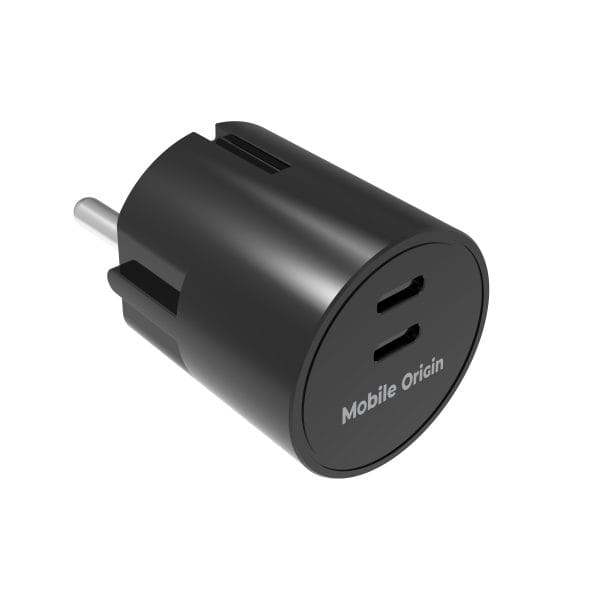 Mobile Origin 30W Charger Plug PW33 - 2x USB-C black