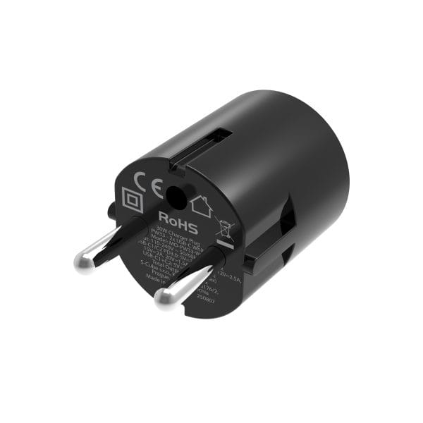 Mobile Origin 30W Charger Plug PW33 - 2x USB-C black