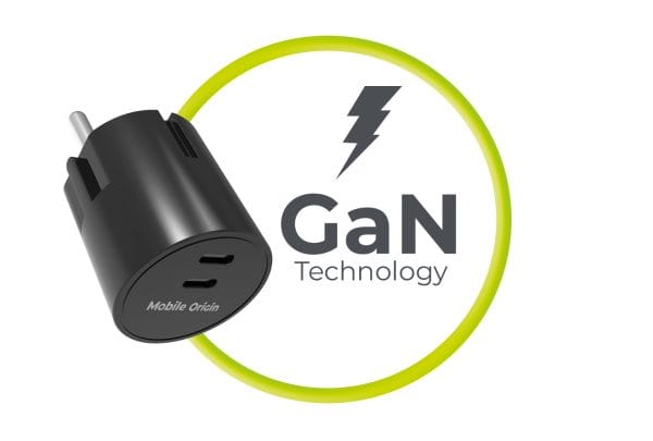 Mobile Origin 30W Charger Plug PW33 - 2x USB-C black