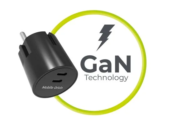 Mobile Origin 30W Charger Plug PW33 - 2x USB-C black