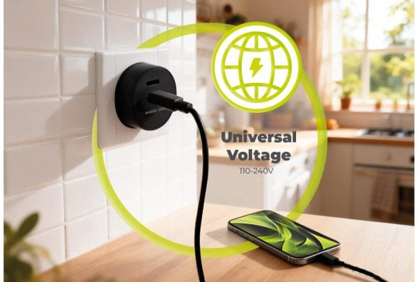 Mobile Origin 30W Charger Plug PW33 - 2x USB-C black