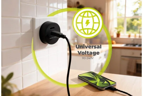 Mobile Origin 30W Charger Plug PW33 - 2x USB-C black