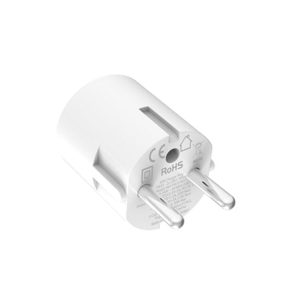 Mobile Origin 30W Charger Plug PW33 - 2x USB-C white