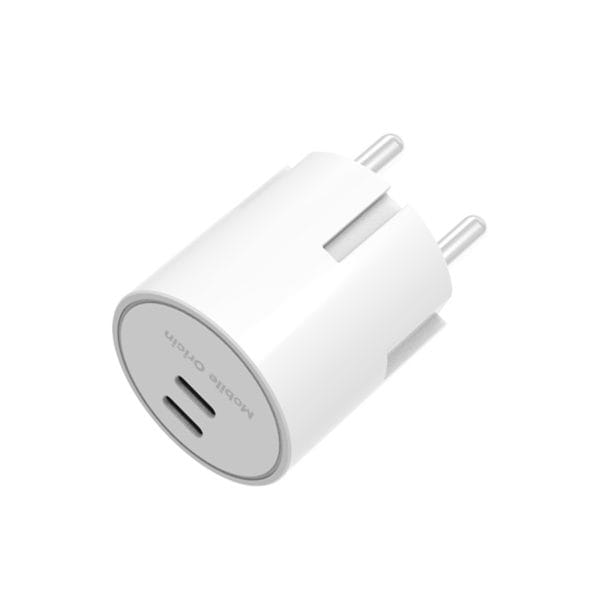 Mobile Origin 30W Charger Plug PW33 - 2x USB-C white