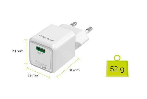 Mobile Origin 30W Mini Charger PW23 - USB-C