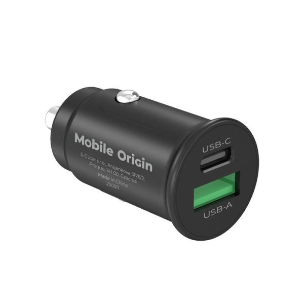 Mobile Origin 30W Super Car Charger CA19 - USB-C USB-A