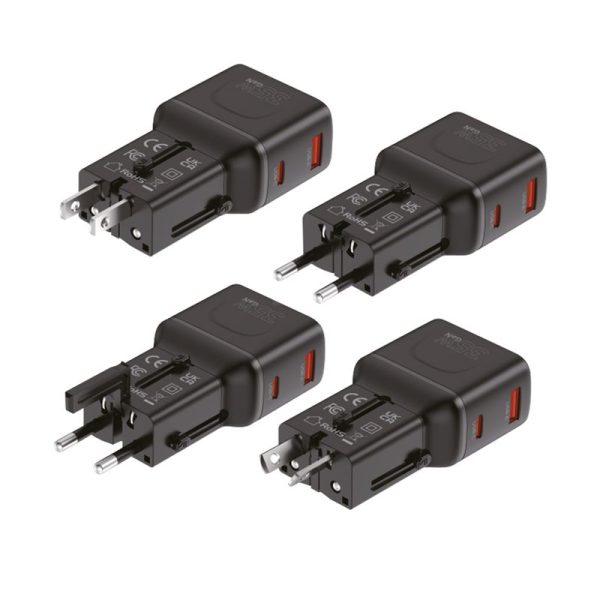Mobile Origin 35W Travel Adapter EU/US/UK/AU PW25 black