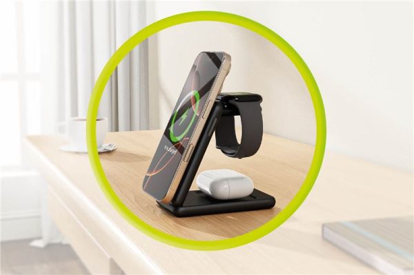 Mobile Origin 3in1 Foldable Qi2 Charger PW8 silver