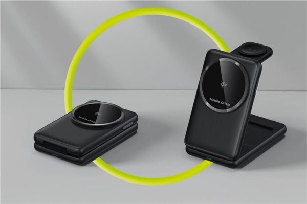 Mobile Origin 3in1 Foldable Qi2 Charger PW8 silver