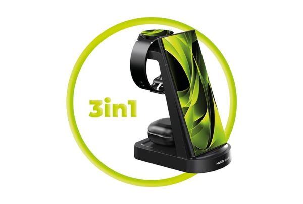 Mobile Origin 3in1 Wireless Charger PW13 Samsung Compatible