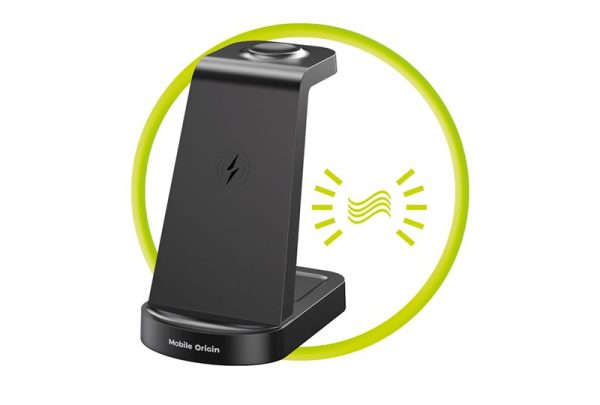 Mobile Origin 3in1 Wireless Charger PW14 iPhone Compatible