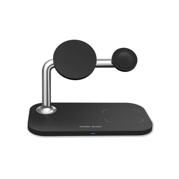 Mobile Origin 3in1 Wireless Magnetic Charger MO1 black