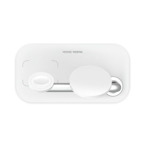 Mobile Origin 3in1 Wireless Magnetic Charger MO1 white