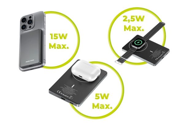 Mobile Origin 5000mAh 3in1 Metal Slim PowerBank PB4